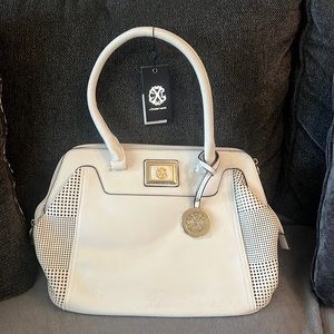 NEW White Lola Satchel by Christian Lacroix